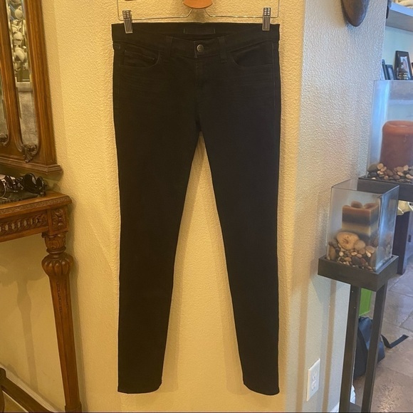 J BRAND Women Black Low-Rise Skinny Leg Jeans Size 26 - Picture 1 of 9